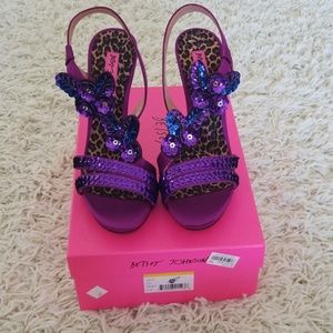Betsey Johnson Purple "Izzy" heels